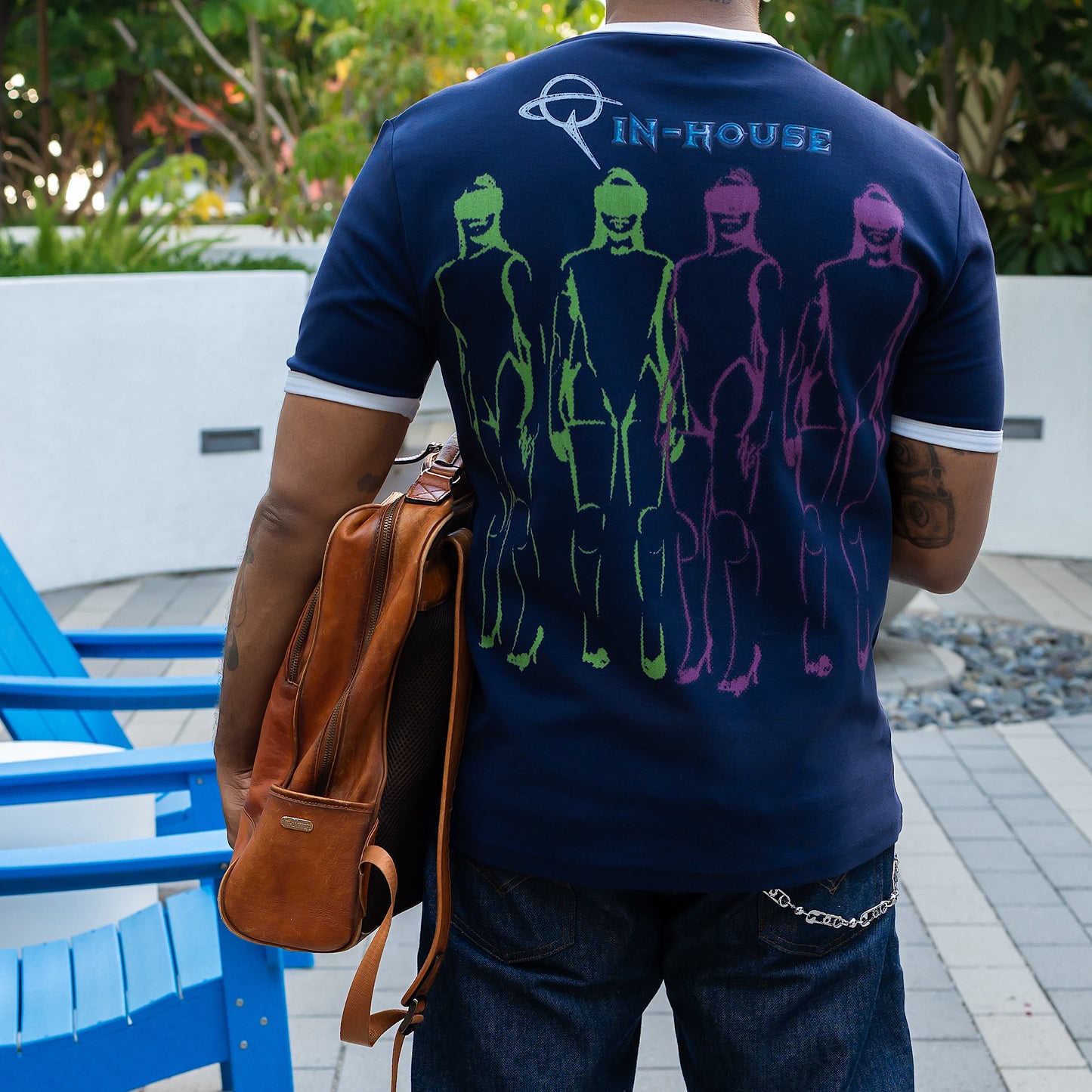"Spend It" Contrast T-Shirt