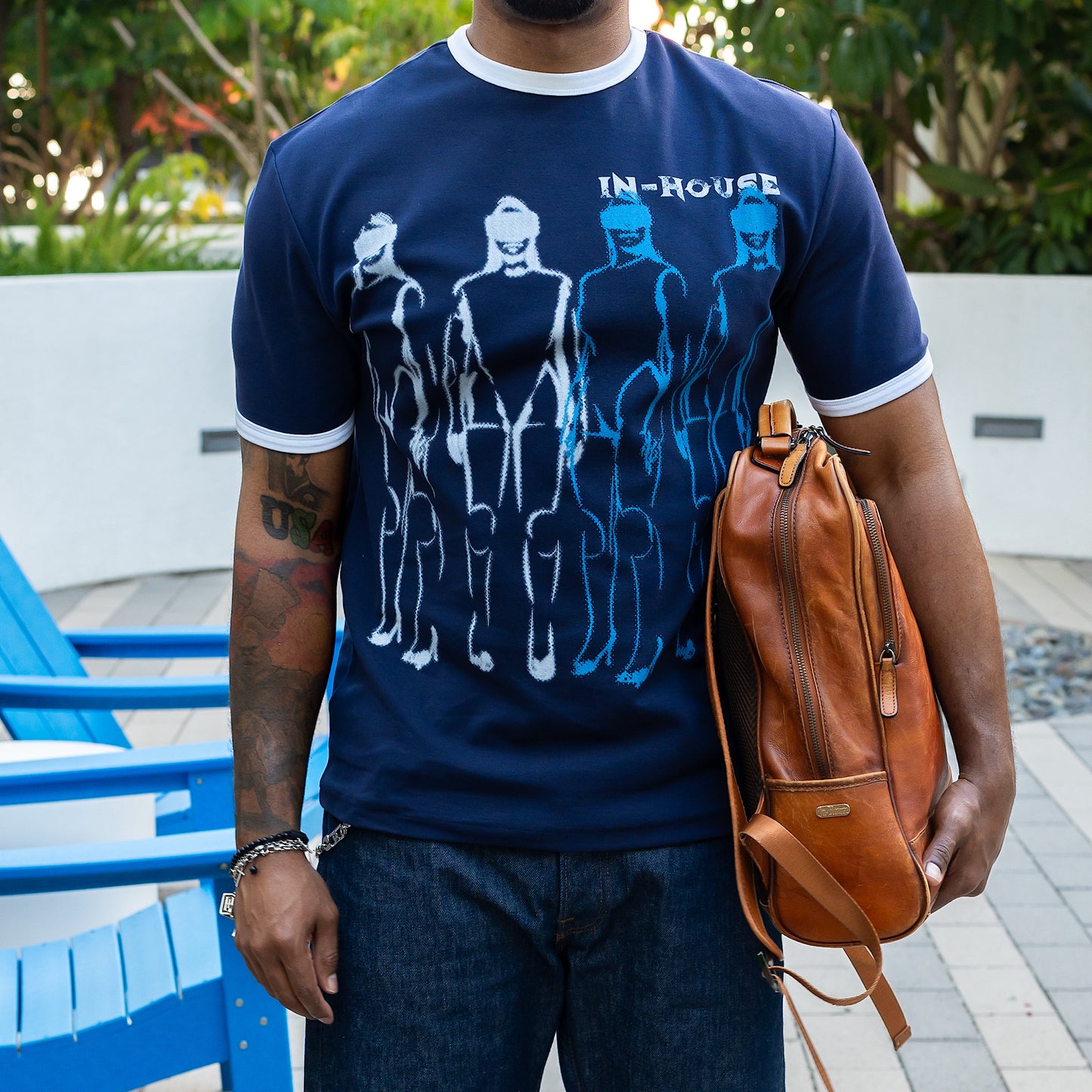 "Spend It" Contrast T-Shirt