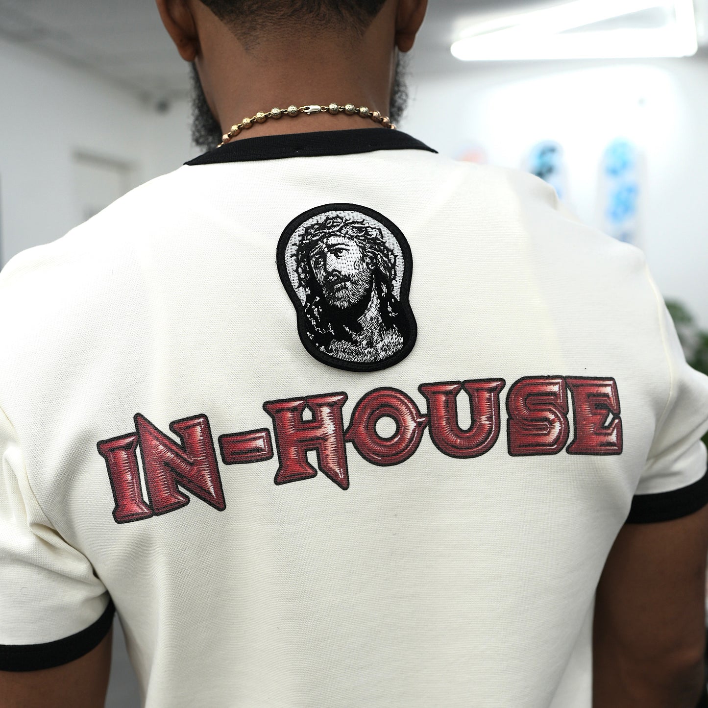 "Love Thy Neighbor" Contrast T-Shirt
